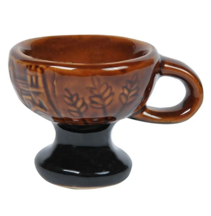 Suport pentru Tamaie Ceramic Maro Ø7.5x7.5cm